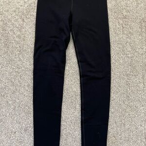 Athleta Kids Fleece Black Leggings